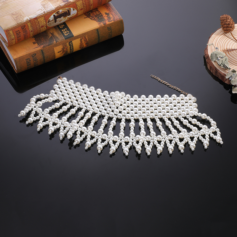 Fashion necklace pearl wedding - Body Jewelry Brands recension och pris