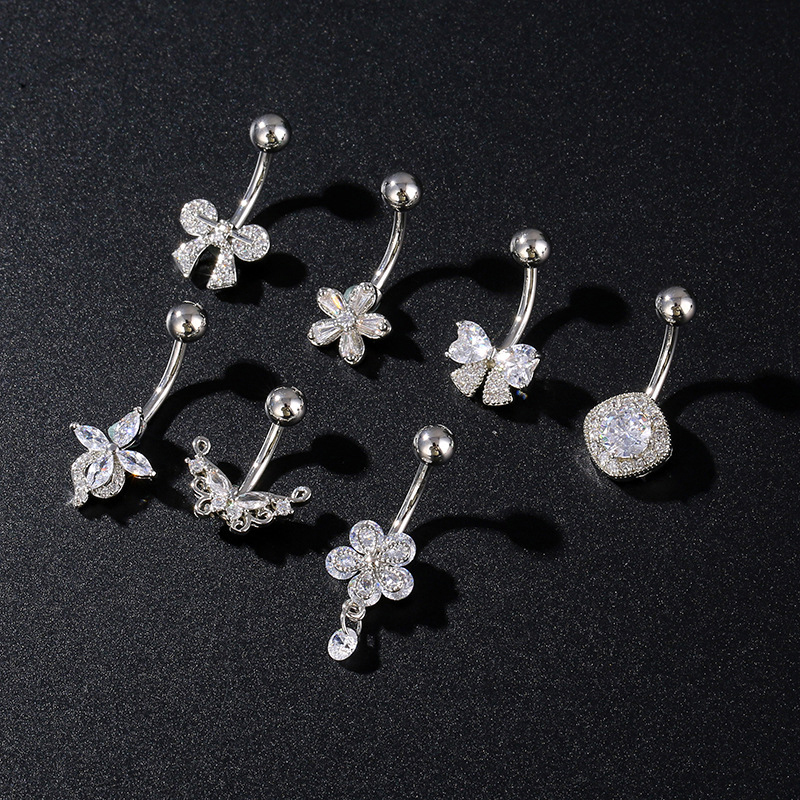 New Stainless Steel Butterfly  - Body Jewelry Belly Button Rings recension och pris