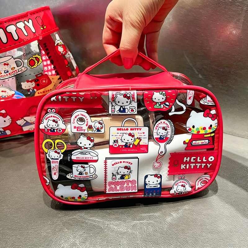 Cute Kitty PVC Cosmetic Bag Wa - Body Jewelry Waterproof recension och pris