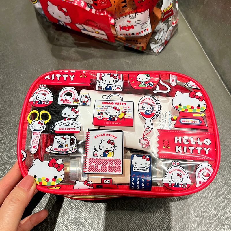 Cute Kitty PVC Cosmetic Bag Wa - Body Jewelry Waterproof recension och pris