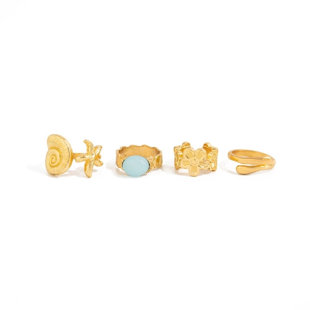 4Pcs/set Ocean Style Toe Ring  - Body Jewelry Rings recension och pris