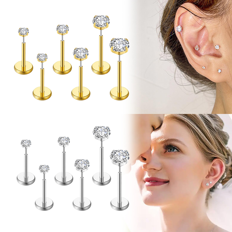 20G/18G/16G Surgical Stainless - Body Jewelry Lip Ring recension och pris